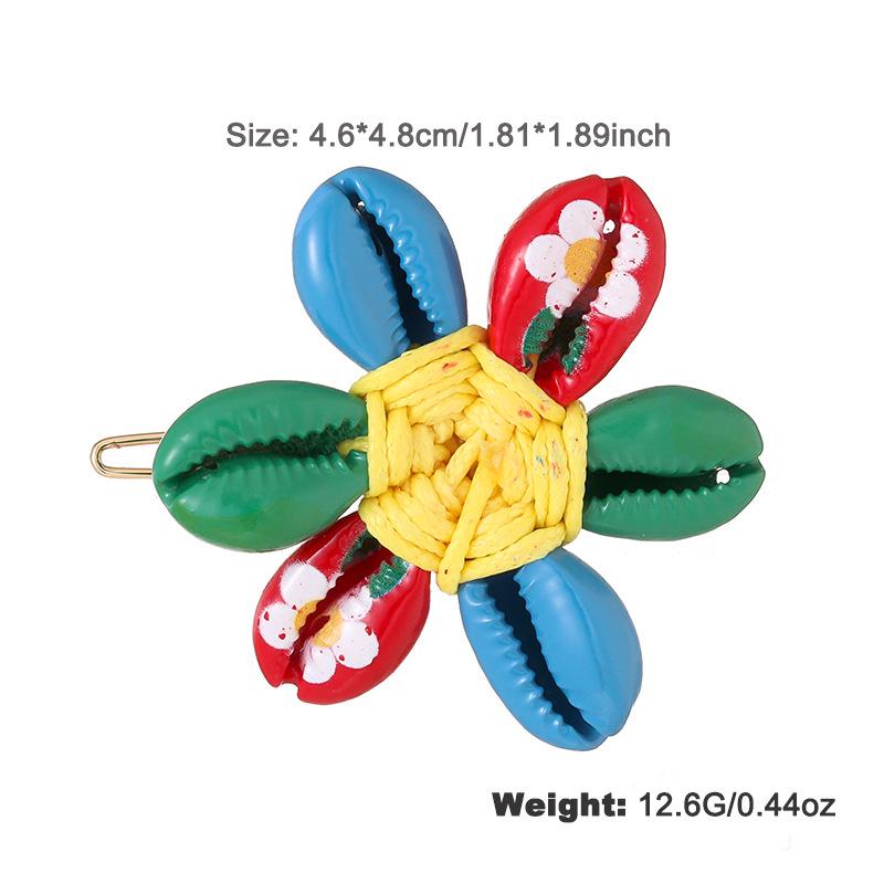 

Kenjie 2023 Summer Shell Print Frog Clip - European & American Fashion Headwear