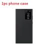 Funda Cartera de Cuero tipo Flip para Samsung Galaxy S23 Ultra con Ventana Inteligente para Uso de Negocios y Moda