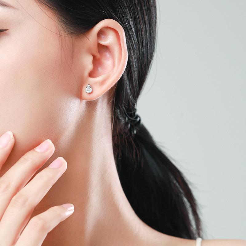 Tancise 925 boucles d'oreilles en argent Sterling Zircon boucles d'oreilles pendantes pour les femmes cadeaux de fête de mariage