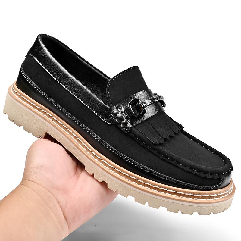 Fashion Leather Shoes Casual Business Shoes for Men Dress Tenis De Hombre Moccasins Mokasin Tenis Caballero Designer