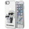 Karl Lagerfeld KLHCI8HNKCTGT iPhone 7/8/SE 2020 / SE 2022 Transparent Hardcase Gliter Karl&Choupette
