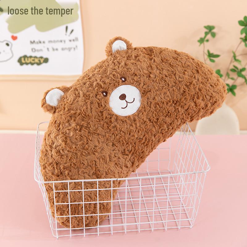 Adorable Plush Bear Pillow Cushion - Perfect for Office Naps & Birthday Gifts
