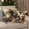 European Christmas Pillow Cushion Creative Home Linen Plush Bedside Sofa Pillow Case