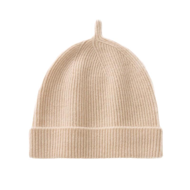 Children's Cashmere Wool Knit Ear Protection Hat - Cute, Versatile, and Warm for Babies and Toddlers.