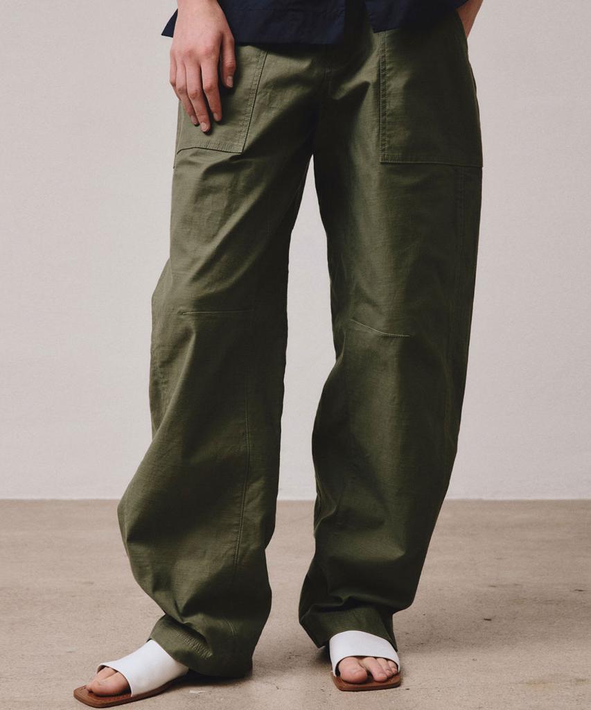 VIS A VIS French Drill Carpenter Pants (Khaki)