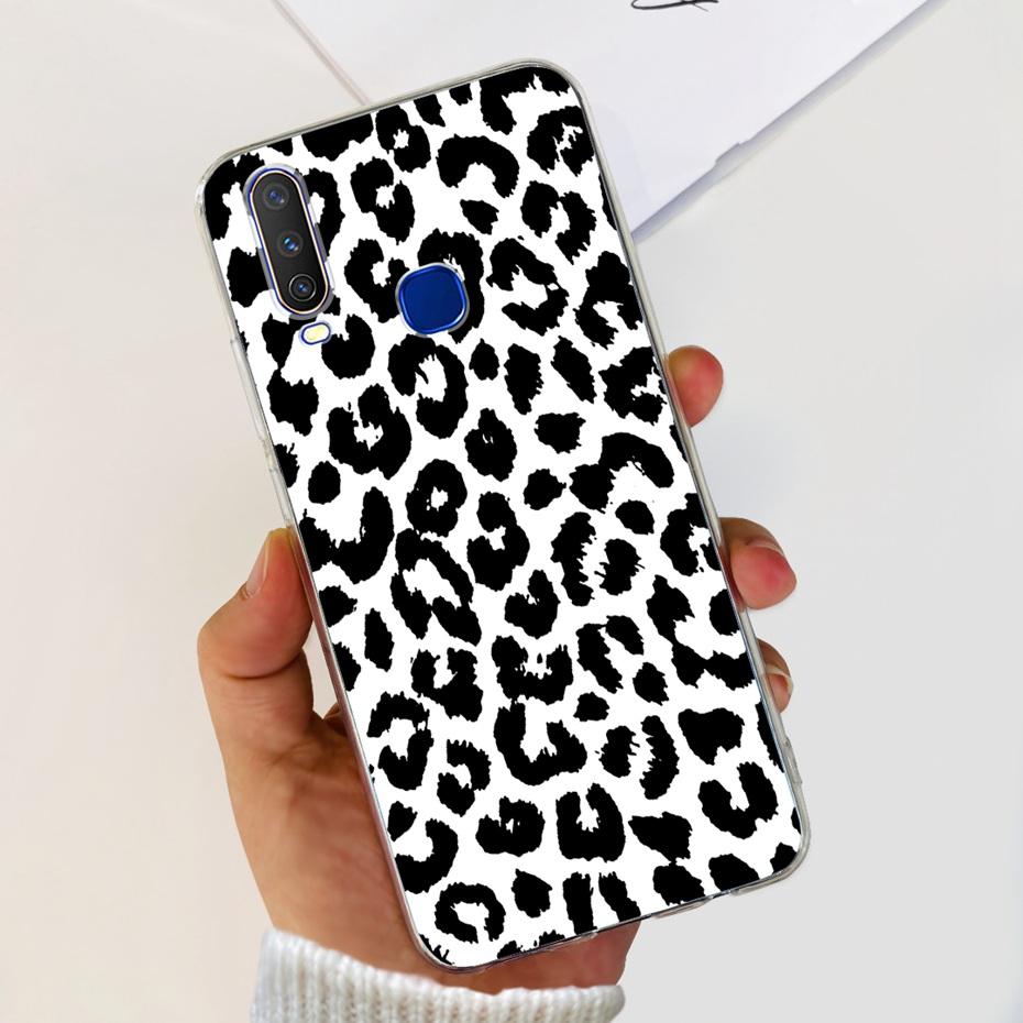For Vivo Y12 1904 1940 Phone Case Fashion Butterfly Painted Soft Silicone TPU Cover For Vivo Y17 Y15 Y12 1902 1901 Bumper