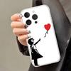 Graffiti Artist B-Banksy-S Phone Case Soft Transparent Case For IPhone 17 16 15 14 13 12 11 Pro Max Mini Plus Shockproof Cover C