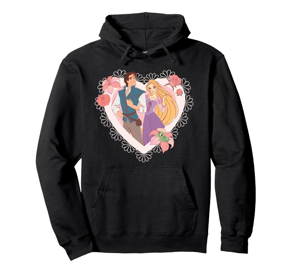 Disney Princess Rapunzel & Flynn Rider Valentine's Day Heart Hoodie
