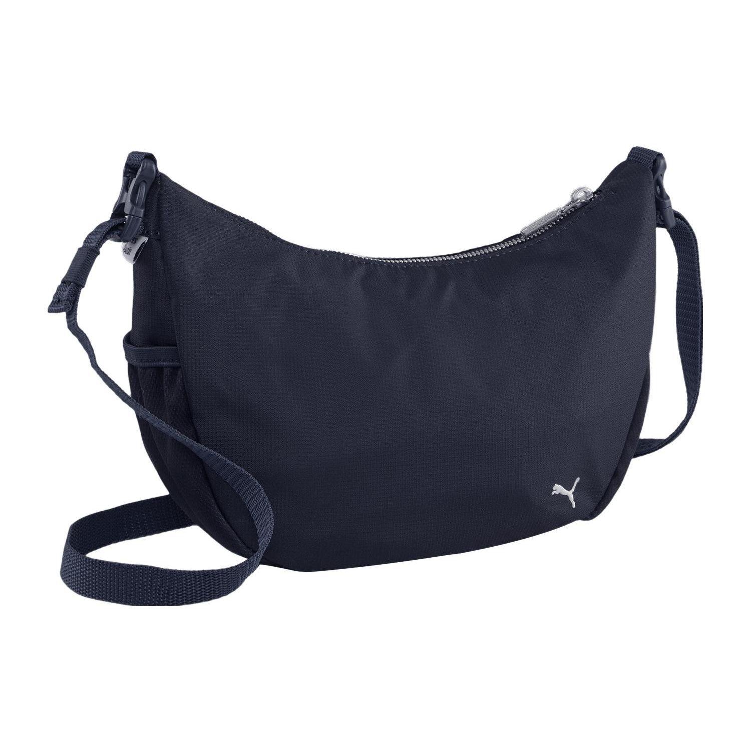 Puma Sports Casual Zipper Fabric Sling Bag Unisex Sling Bag Navy-Blue 079891-01 Marine Blue