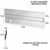 2pcs Z-shaped Aluminum Alloy Pendant Bracket Multipurpose Hanging Strips For Wall Panels Paintings Easy Installation