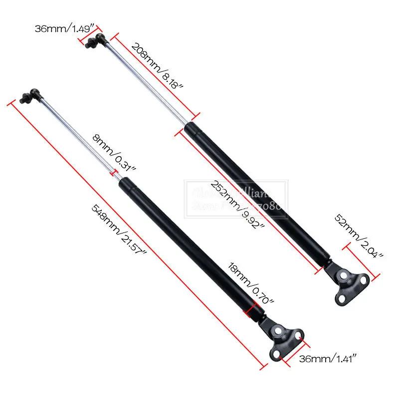 Pair Car Rear Truck Tailgate Tail Gate Gas Struts Shock Lift Supports For Toyota Land Cruiser 100 Series Lexus LX470 1998-2007