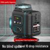High-Precision 12-Line Green Laser Level with Wall-Mount for Indoor/Outdoor Use