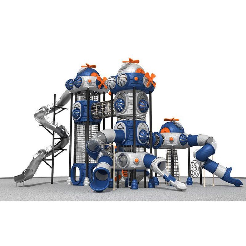 Large Outdoor Castle Slide and Swing Set for Parks and Communities
