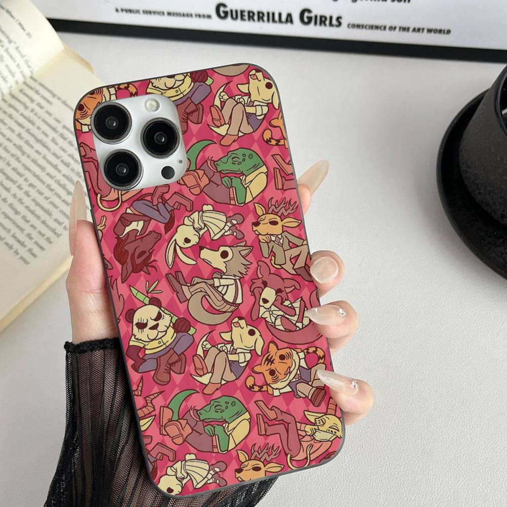 Classic Japanese Anime B-Beastars For IPhone 17 16 15 14 13 12 11 Pro Max Plus Pro Clear Phone Cover Non-Slip Shell
