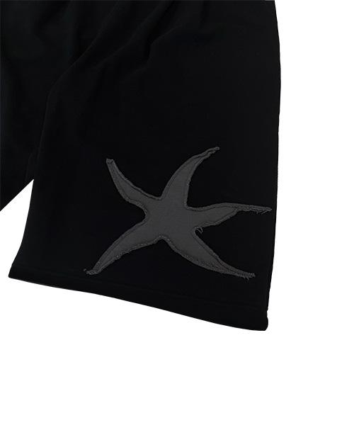 THE COLDEST MOMENT Tcm Starfish Half Sweat Pants (Black)