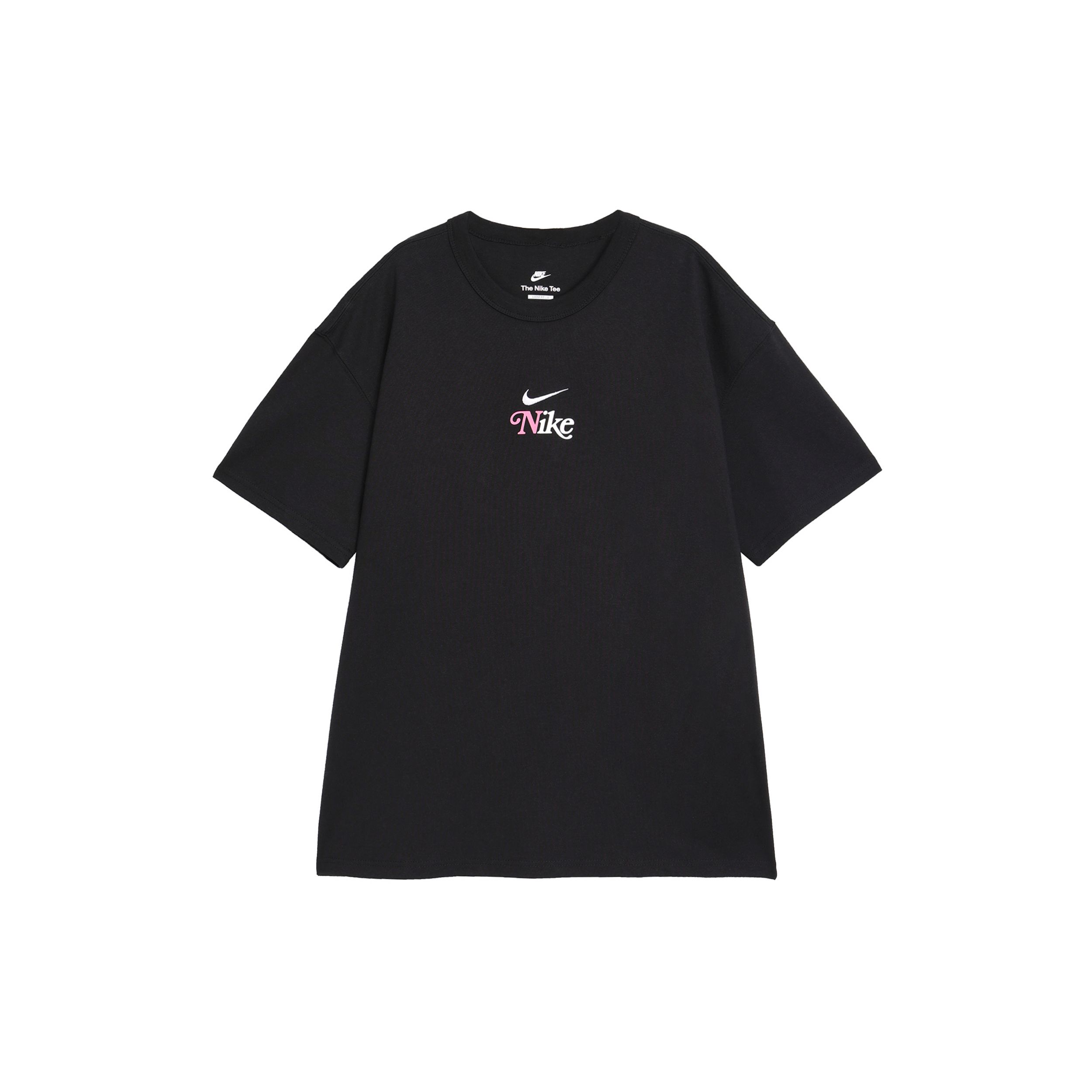 

Nike Sportswear Premium Essentials Logo Print Crew Neck Short Sleeve T-Shirt Men Tops Black HM4454010 L