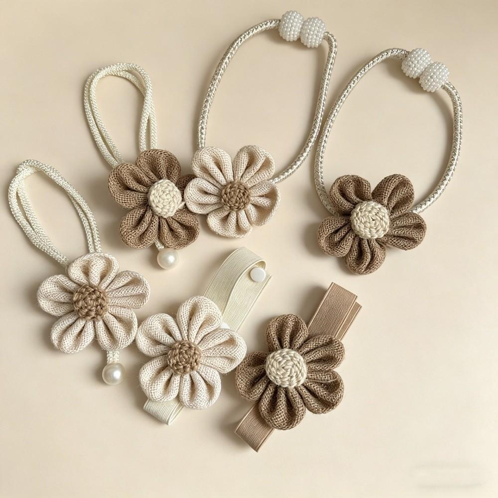 2PCS Adjustable Curtain Tie Strap Creative Curtain Buckle Gauze Curtain Binding Rope  Home Decor
