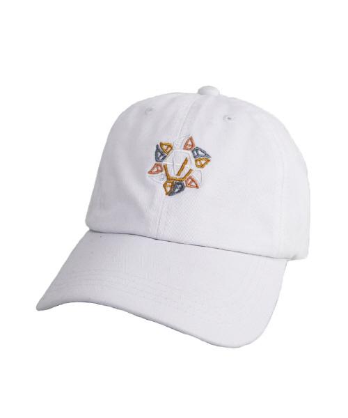 EIGHTVOLUME Ev Mandala Logo Cap (White)