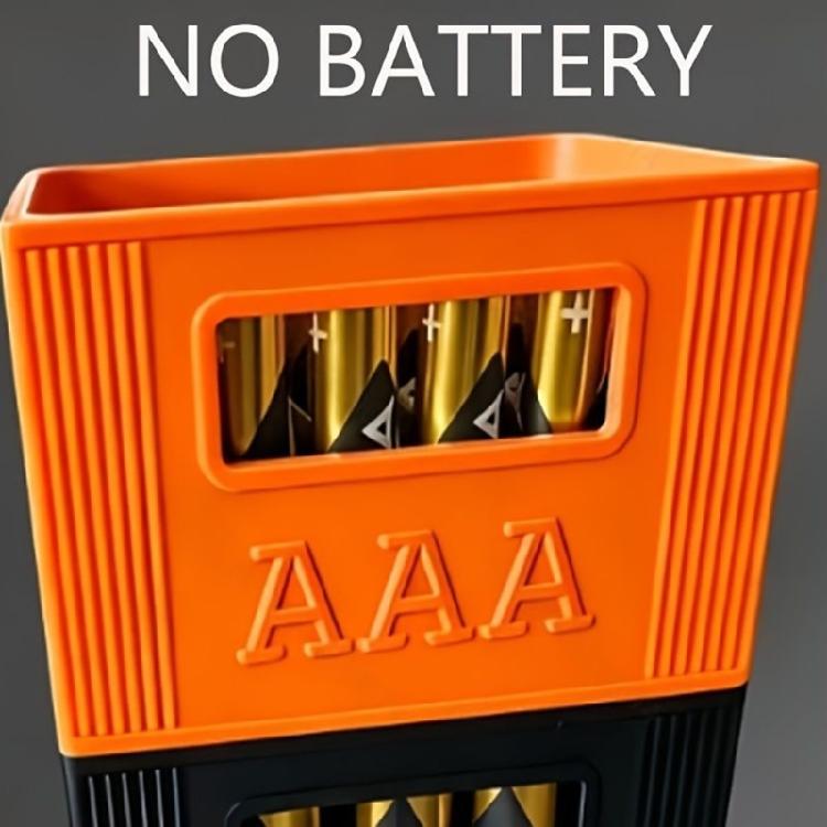 Battery Storage Box Stackable for 20 2A Or 30 3A Batteries with High Capacity and Robust Build