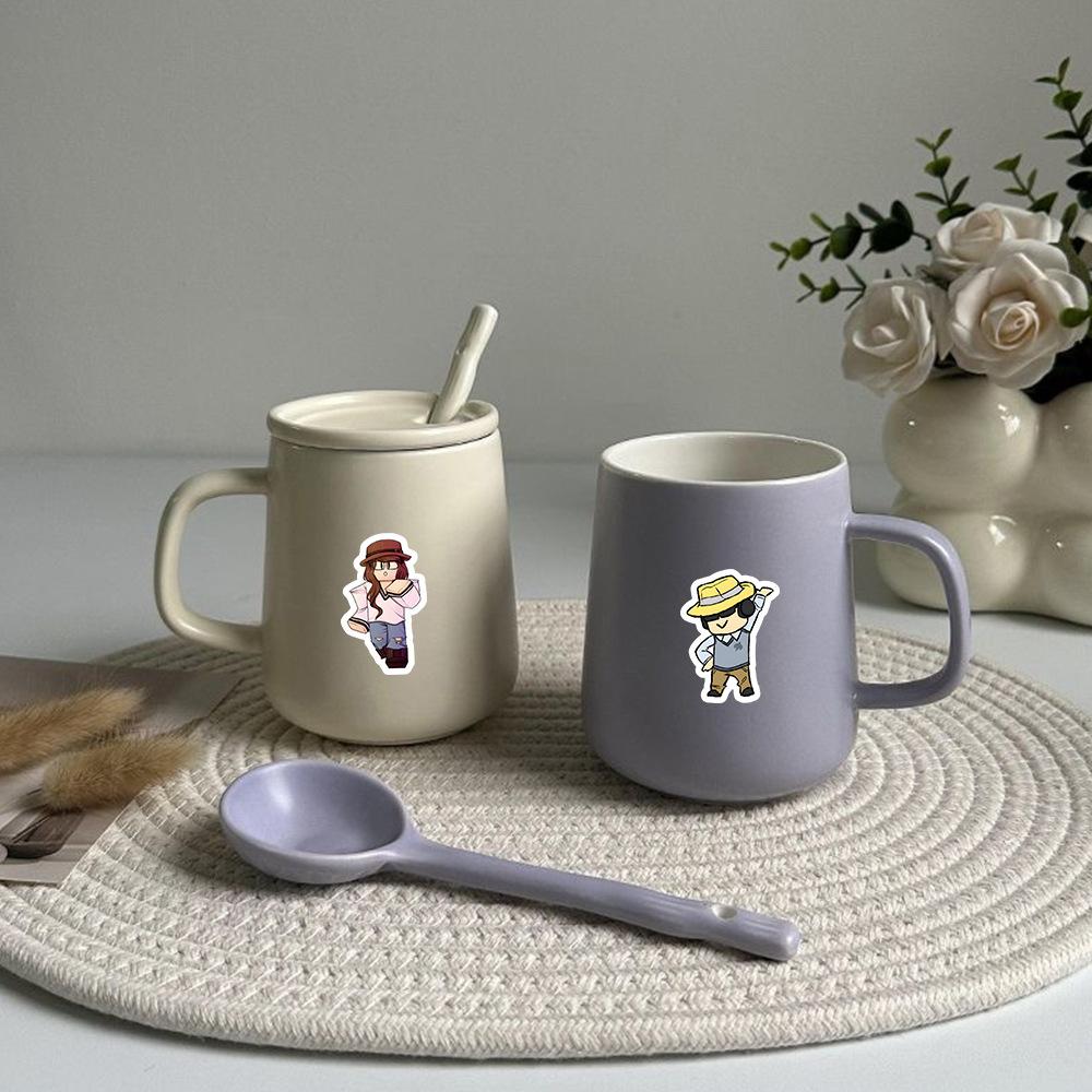 Roblox New Style Graffiti Stickers 60 Pcs Virtual World Decals Waterproof Decor For Phone Case Notebook Laptop Desk Kids Teens