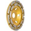 Diamond Cup Grinding Wheel Double Row Concrete Grinding Wheels for Granite Stone Marble125mm