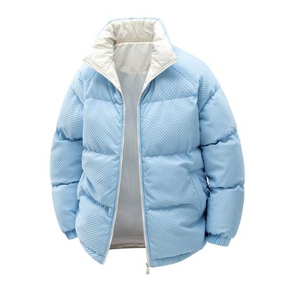 Stehkragen Baumwolljacke für Männer und Frauen im gleichen Stil für den Winter Neue lockere warme Baumwolljacke Lässige verdickte Baumwolljacke