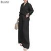 Women Long Sleeve Blouse and Pants Casual Two Piece Suit Sets