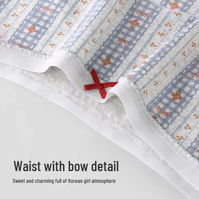 FitonTon Women's Cotton Mid-Waist Briefs 3-Pack