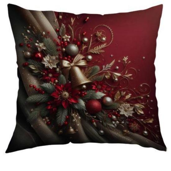 

Новый стиль Наволочка Рождественский принт Украшение дивана Наволочка Гостиная Спальня Наволочка Праздничный подарок 45*45cm
