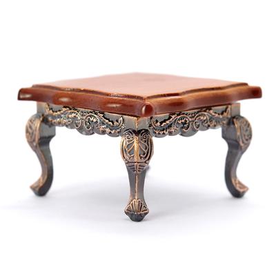 Miniatur-Puppenhaus-Zubehör, Simulation, Mini-Retro-Möbel, quadratischer Tisch