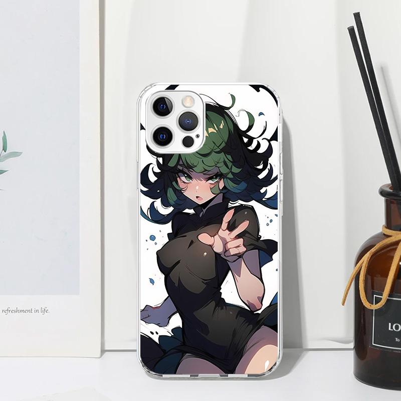 One P-Punch-Man Tatsumaki Phone Case For Iphone 17 Air 16 15 Plus 16E 14 Pro Max 13 Mini 12 11 7 8 SE Fundas Soft Back Cover 17