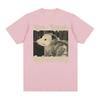 Live Laugh Lobotomy Funny Opossum T-Shirt Unisex's Women Vintage Fashion High Quality T-shirts Casual 100% Cotton Oversized T Shirt