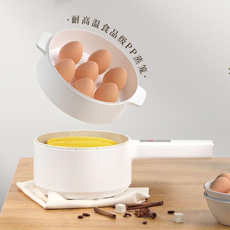 Compact Multi-Functional Electric Cooker: Noodles, Rice, Porridge, Stir-fry, Steaming, Hot Pot, All-in-One Automatic Cooking Pot
