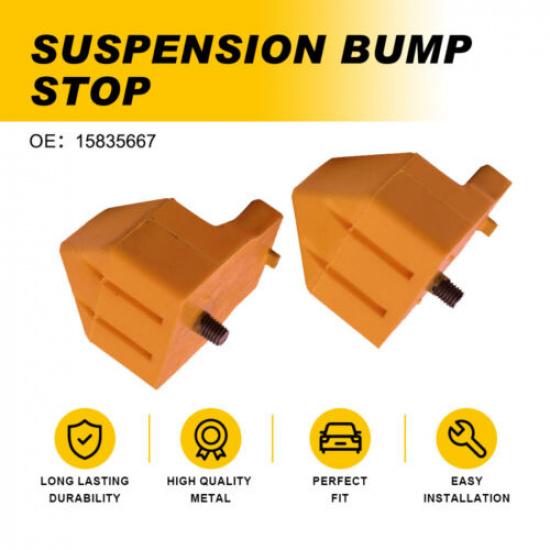 2Pc Front Suspension Stop Bump For Hummer H2 GMC Sierra Yukon XL 15835667 OXILAM