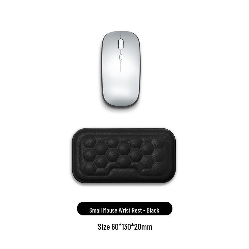 Memory Foam Wrist Support Mouse Pad & Silicone Keyboard Hand Rest