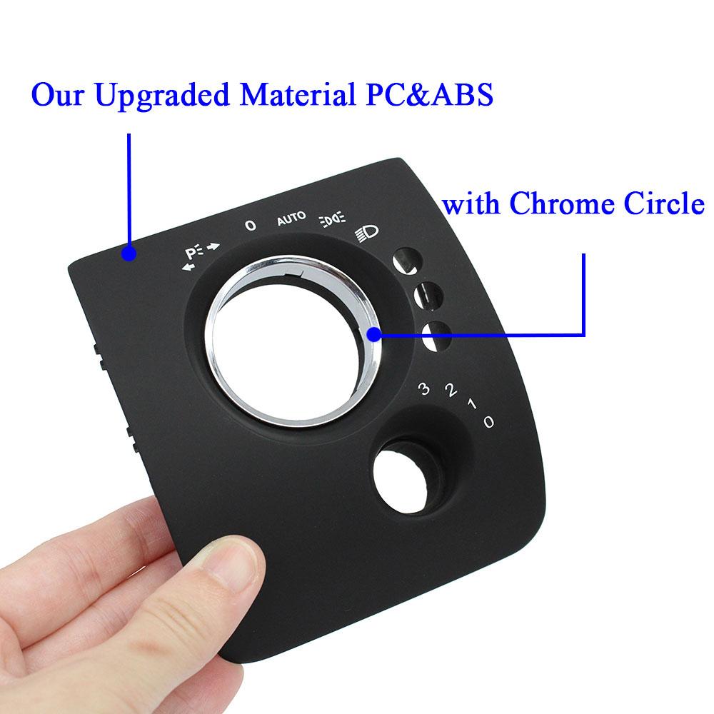 RHD Right Hand Driver Car Front Headlight Switch Cover Panel Replacement For Mercedes Benz W164 ML GL 300 350 450 500