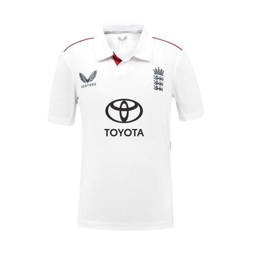 Castore Childrens/Kids 26/27 England Cricket IT20 Cricket Shirt
