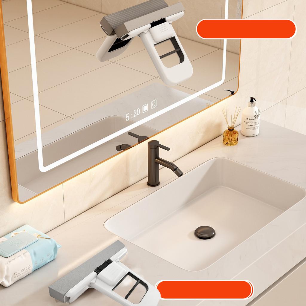Household Desktop Wet And Dry Spray Handheld Mop,Hands Free Cleaning Indoor Small Cotton Mop