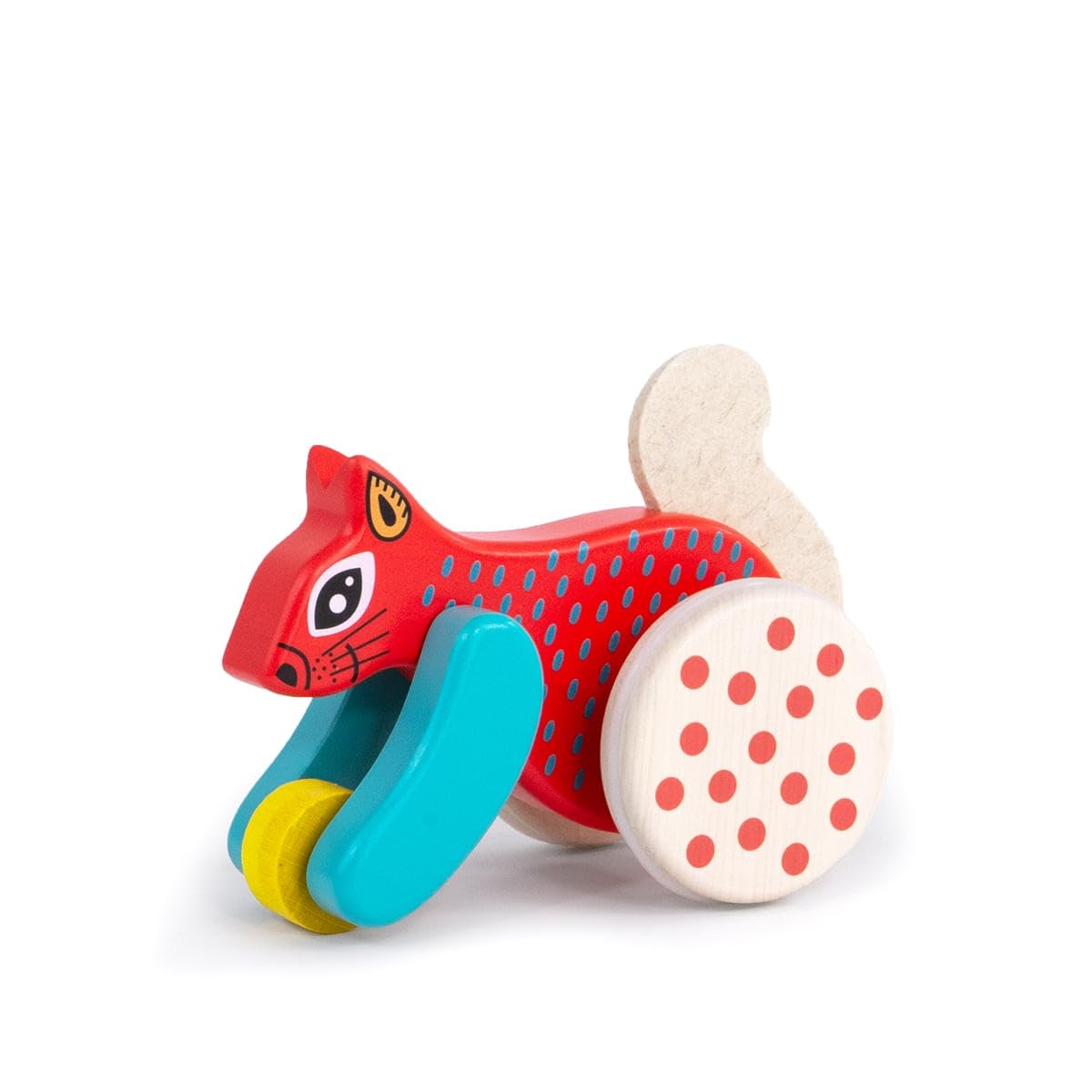 

Bornelund Squirrel Push Toy, Red, BAJ21630R