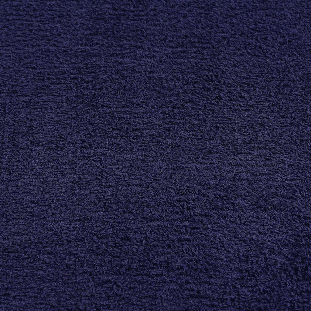 Vidaxl Ręczniki Prysznicowe 2 Szt. Granatowy 360 Gsm 100% Bawełna