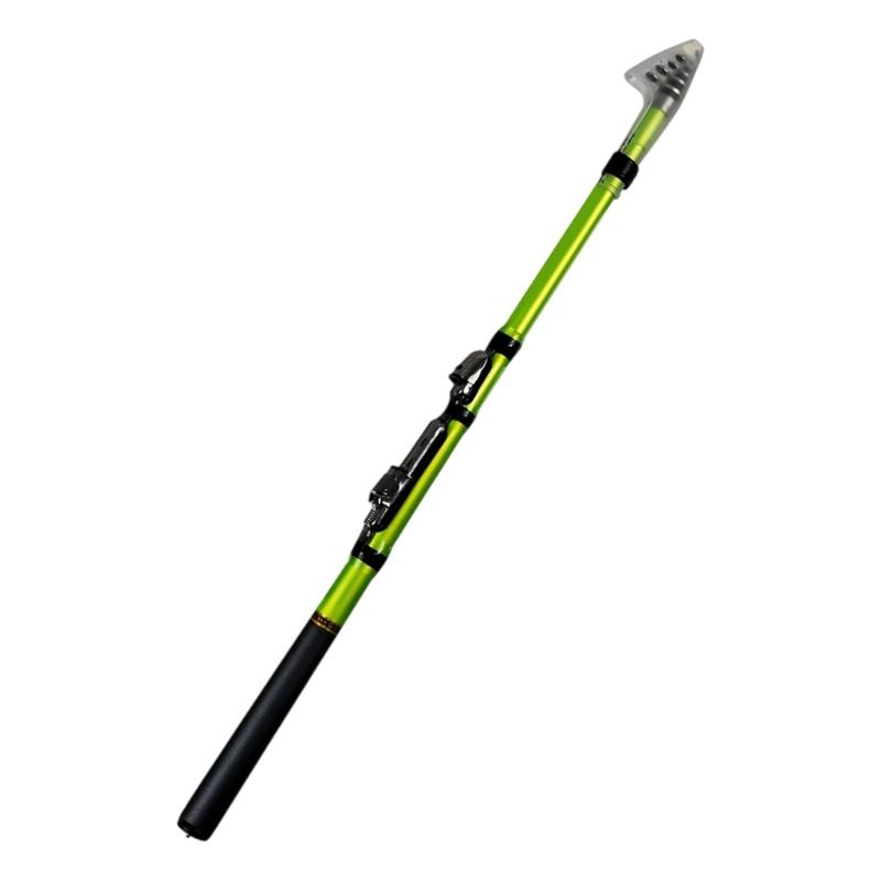 Collapsible Short Section Saltwater Fishing Poles High Strength Carbon Construction Easy Assembly Design
