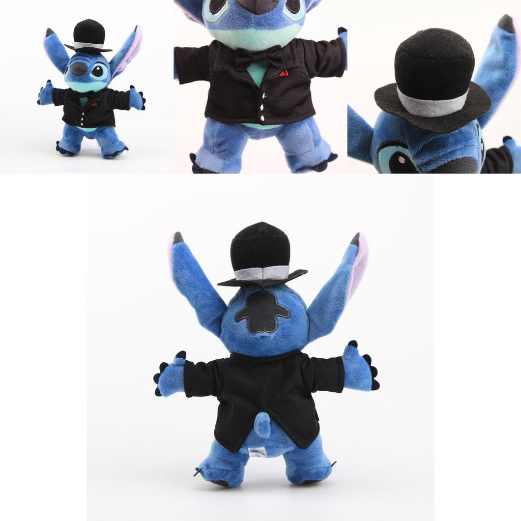 Luxurious And Cuddly New Anime Suit Lilo Stitch Plush Bear Kid Soft Toy Gift 24cm Doll Toys
