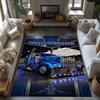 Peterbilt Heavy Trucks Customize Your Name Area Rug Perfect for Balcony Decorate Room Outdoor Study Room Anti-slip Rug Decorate Offices