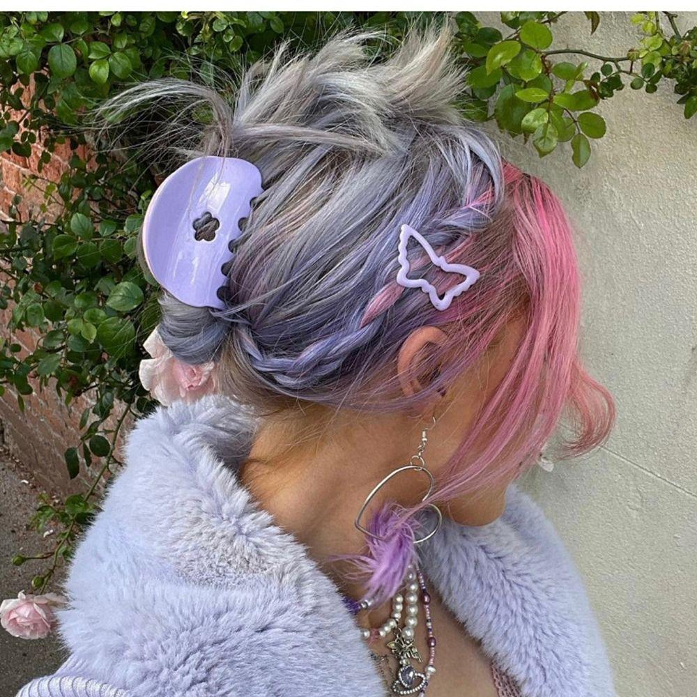 

Acetate Hair Clips Hollow Out Ponytail Holders Large Size Claw Clips for Thick Hair Women