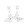 Light luxury exquisite double butterfly earrings, women's ear clips, high-end temperament fashion earrings, niche earrings without earrings