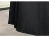 Petite High-Waisted Gray Pleated A-Line Skirt for Women - Slim-Fit, Mid-Length, Spring/Autumn 2025 Collection
