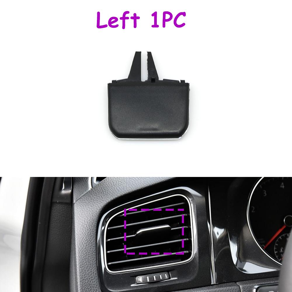 Golf 7 1/2PCS Car Front Dashboard Rear Air Conditioner AC Vent Grille Outlet Tab Clip Pick Slider For VW Volkswagen 2014-