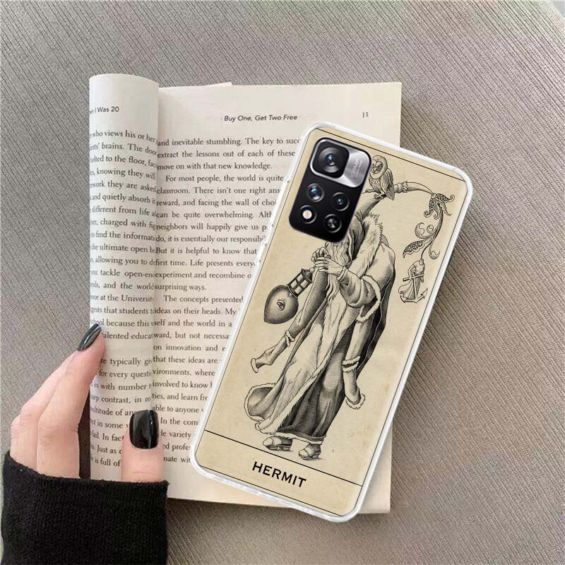 Fool Tarot Card Meanings Phone Case For Xiaomi Redmi Note 14 Pro 12 Plus 12S 10 11 Pro 4G 5G 9T 9S 8T 10S 11T 11S 11E 9 8 Coque