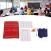 Counting Place Value Pocket Chart with 200pcs Straw 20 Rubber Bands for Classroom Kindergarten