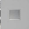 Low-Profile Aluminum Vent Cover | Wall Ventilation Grille, Louvered Vent, for